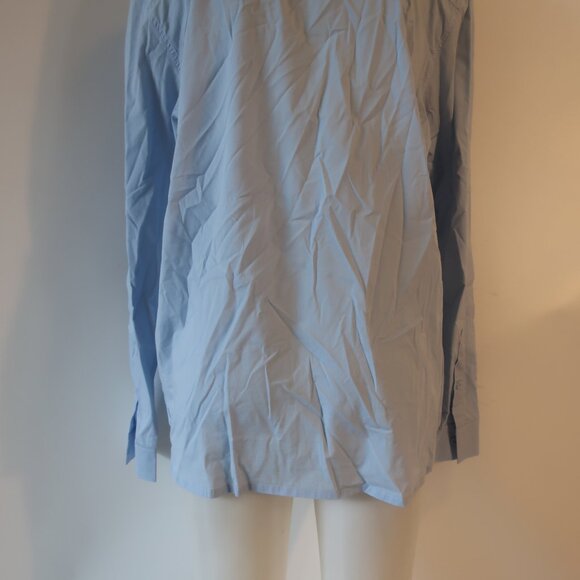 Mens Leonard Frisbie Blue Button Down Dress Shirt XL - Picture 6 of 7